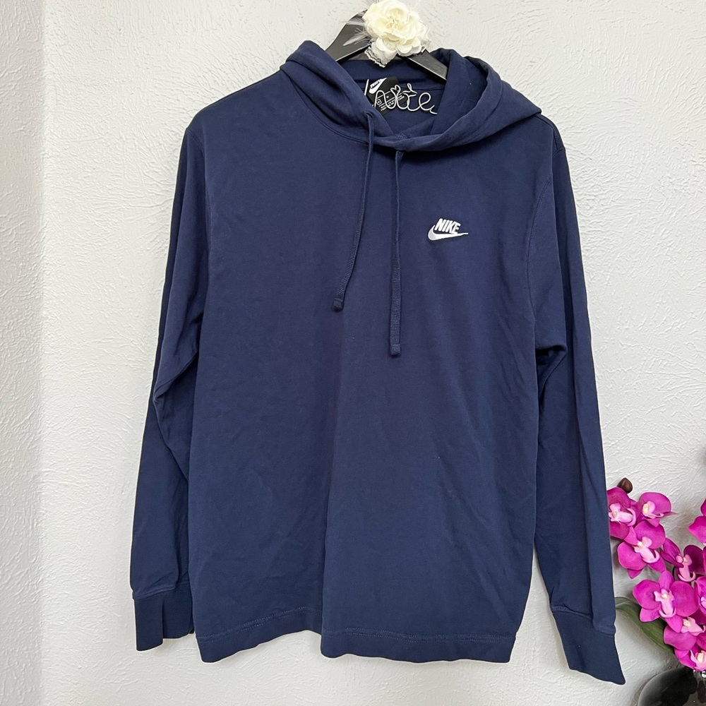 Two Nike Hoodies Navy and Gray